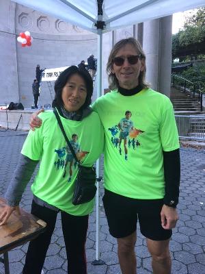 Volunteer with Lyon, fellow cancer survivor who fundraised with Terry Fox in Montreal in 1980s.